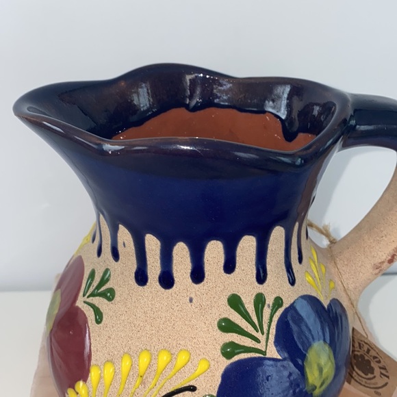 Terra Cotta Pitcher Mexican handcrafted - Picture 7 of 15